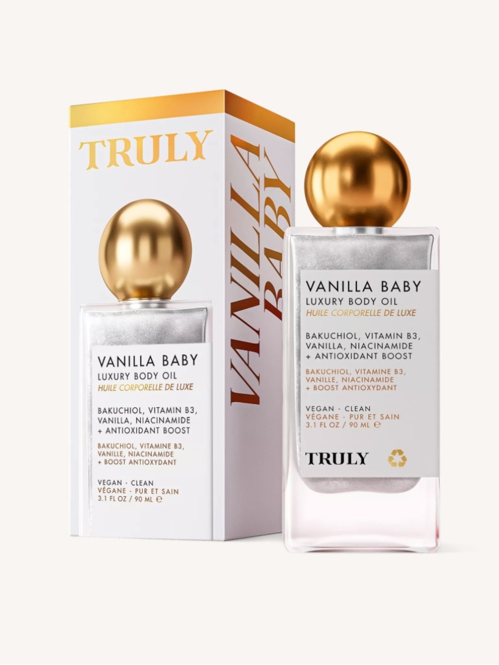 Truly Vanilla Baby Luxury Body Oil - Picture 3 of 4
